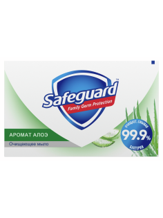 Мыло Safeguard аромат алоэ, 100г