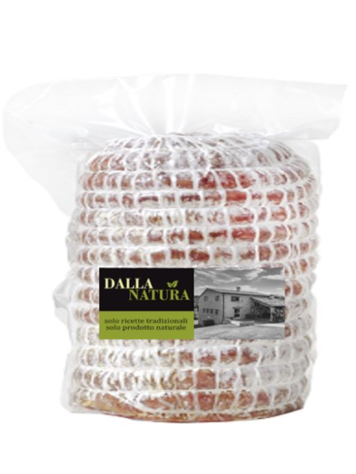Колбаса Dalla Natura Salame Nostrano сыровяленая, ~2.5кг