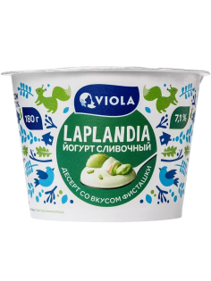Йогурт Viola Laplandia фисташка 7.1%, 180г