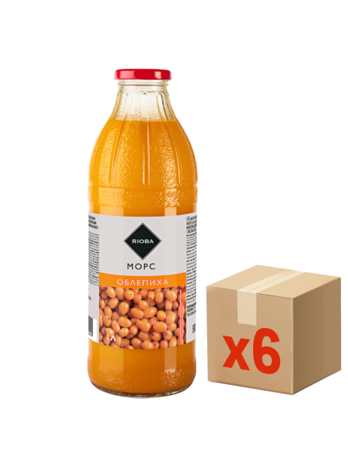 RIOBA Морс облепиховый, 1л x 6 шт