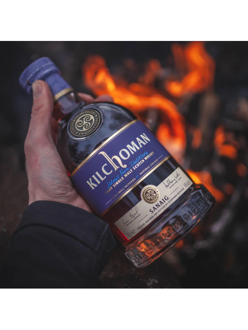 Виски шотландский Kilchoman Sanaig в подарочной упаковке, 0.7л