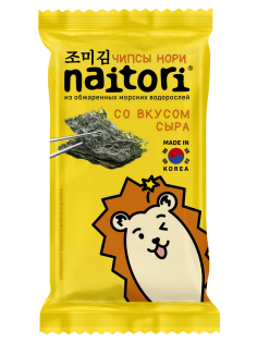 Чипсы нори Naitori со вкусом сыра, 3г