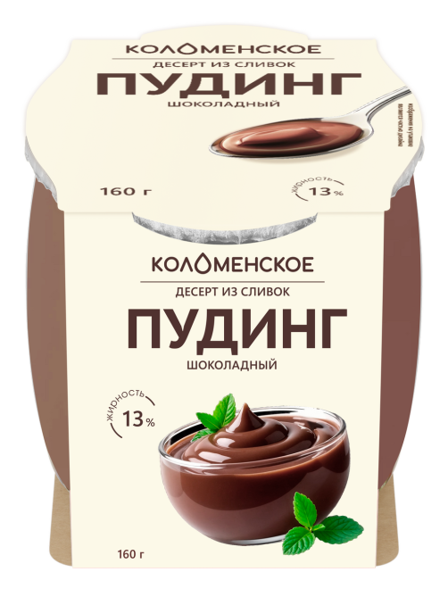 Пудинг Коломенское шоколад 13%, 160г