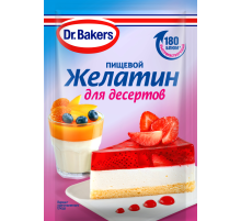 Желатин пищевой Dr.Bakers для десертов, 10г