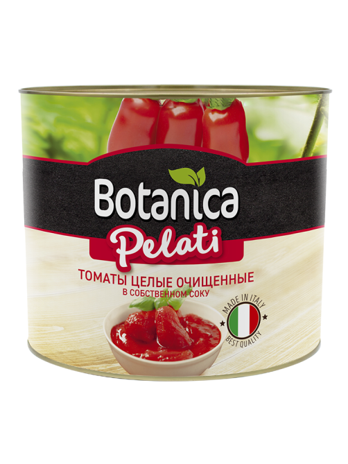 Томаты Botanica целые очищенные в собственном соку, 2.5кг