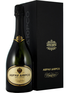 Вино игристое Абрау Дюрсо Империал Brut Vintage белое брют в подарочной упаковке, 0.75л