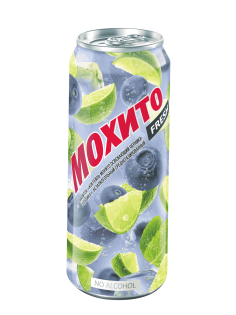 Напиток Мохито Fresh Черника-голубика, 450мл