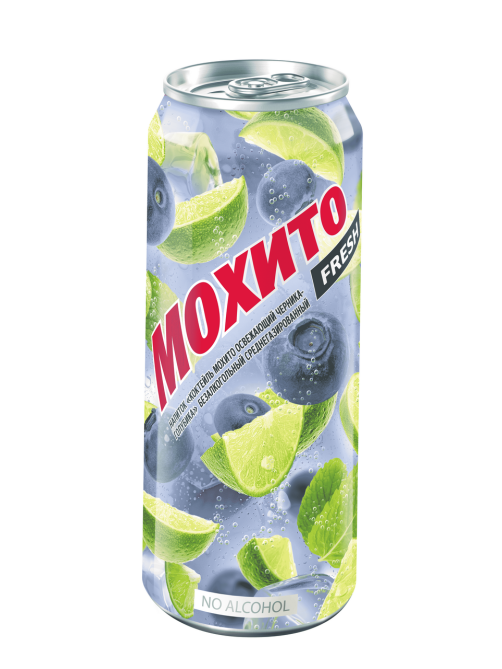 Напиток Мохито Fresh Черника-голубика, 450мл