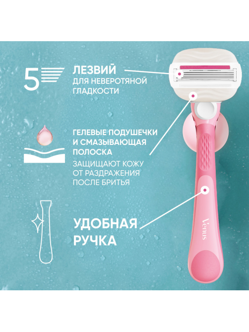 Станок для бритья Gillette Venus Comfortglide Miami 1 кассета + 1шт