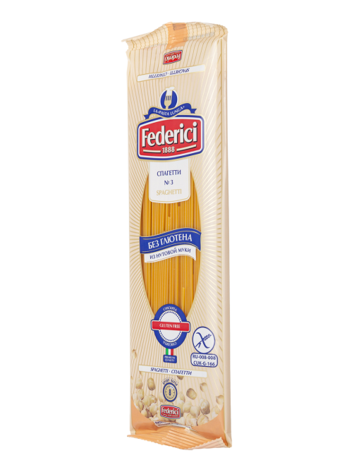 Макароны спагетти Federici Spaghetti №3 из нутовой муки без глютена, 250г