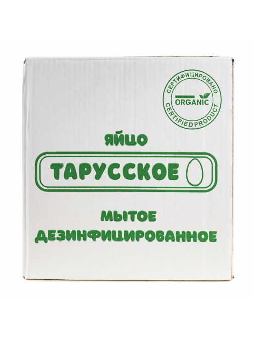 Яйцо куриное Тарусское мытое дезинфицированное С0, 180шт