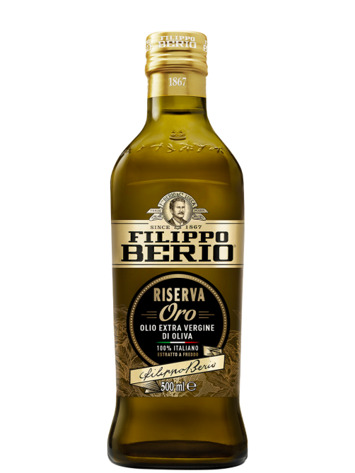 Масло оливковое Filippo Berio Riserva Oro Extra Virgin нерафинированное, 500мл