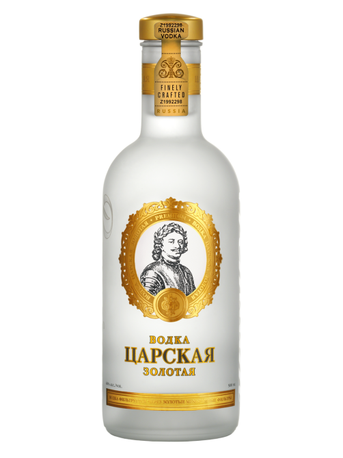 Водка Царская Золотая, 0.5л