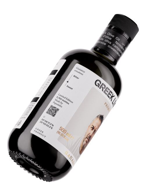 Масло оливковое Greek Legend Extra Virgin Premium Papadakis нерафинированное, 500мл
