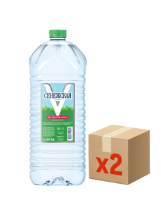 Вода Сенежская питьевая негазированная, 5л x 2 шт