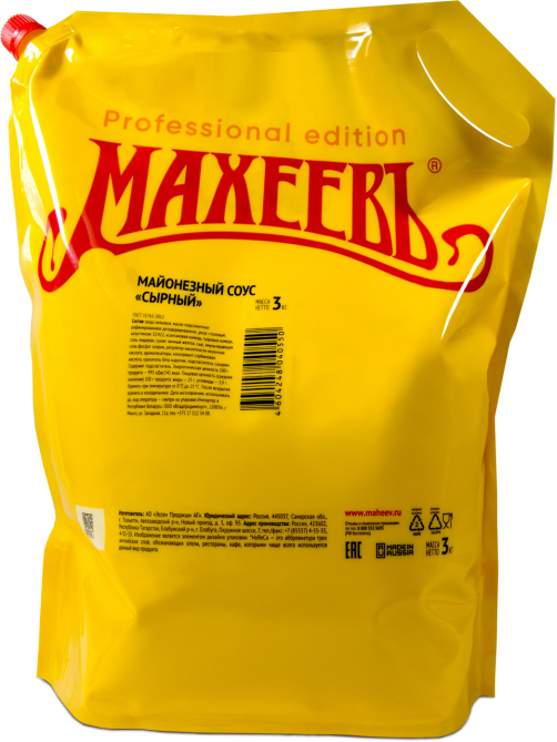 Соус Махеевъ Horeca сырный 25%, 3кг