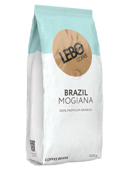Кофе Lebo Brazil Mogiana зерновой, 1кг