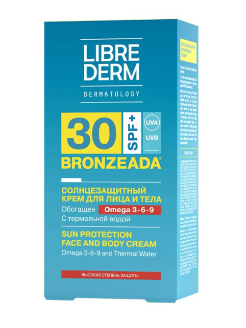 Крем Librederm солнцезащитный Spf30 мега 3-6-9, 150мл