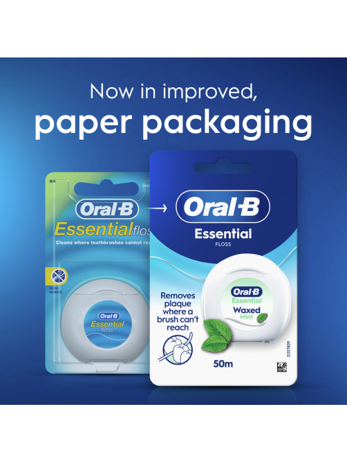 Зубная нить Oral-B Essential Floss мята, 50м