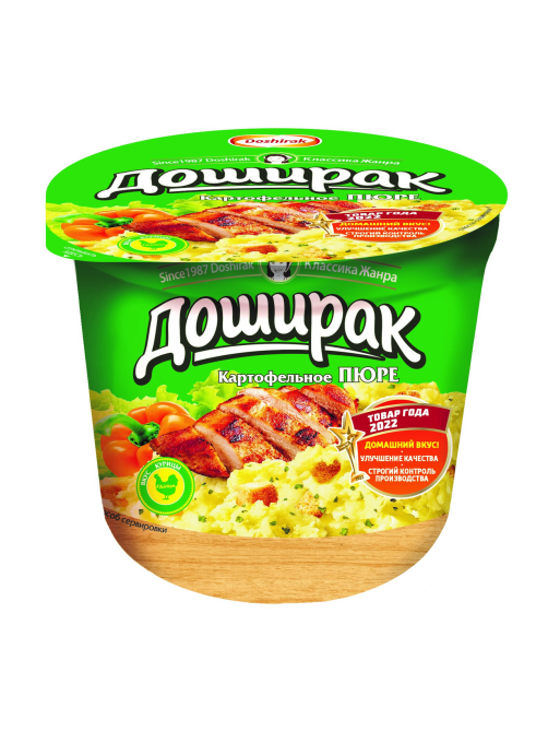 Пюре картофельное Доширак со вкусом курицы, 40г