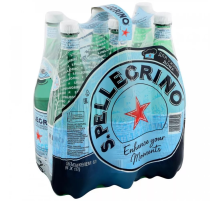 Вода Sanpellegrino минеральные газированная, 1л x 6 шт