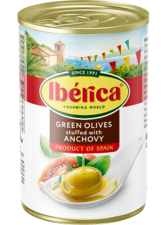 Оливки Iberica с анчоусом, 300г