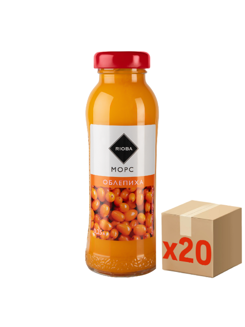 RIOBA Морс облепиховый, 250мл x 20 шт