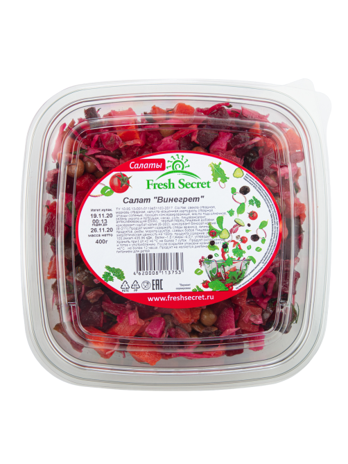Салат Fresh Secret винегрет, 400г