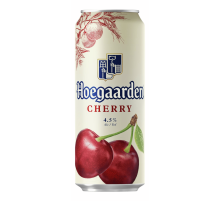 Пивной напиток Hoegaarden вишня Эль красный, 0.45л
