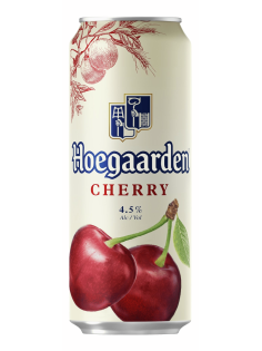 Пивной напиток Hoegaarden вишня Эль красный, 0.45л