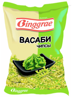 Чипсы Binggrae со вкусом Васаби, 40г