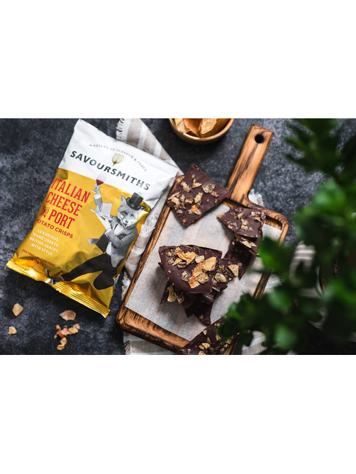 Чипсы Savoursmiths Итальянский сыр и портвейн, 150г