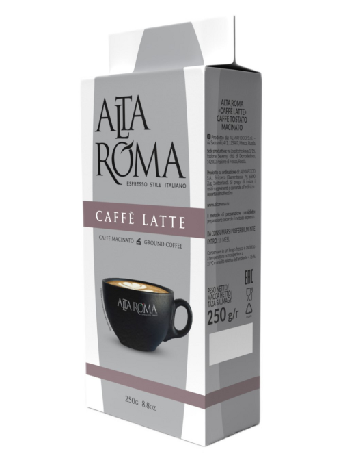 Кофе Alta Roma Caffe Latte молотый, 250г
