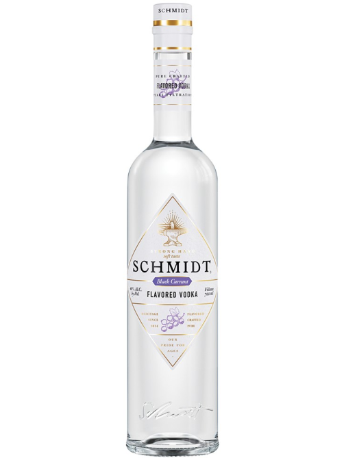 Водка Schmidt черная смородина, 0.7л