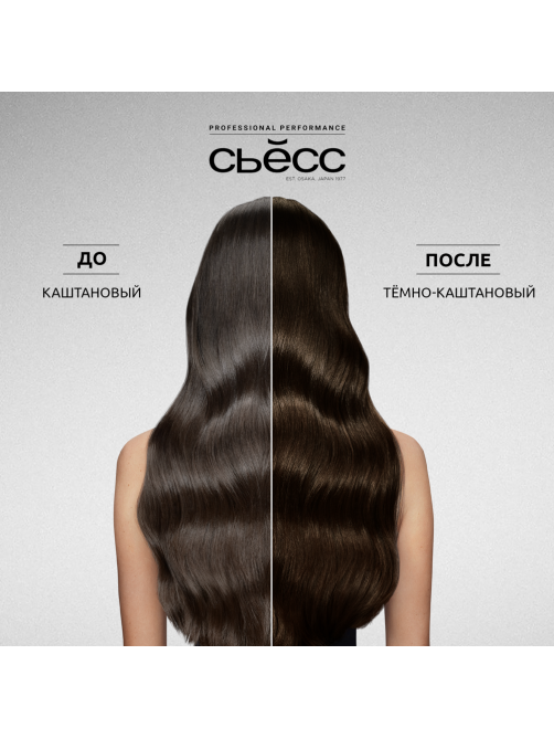 Крем-краска для волос Сьёсс Color 3-1 Темно-каштановый, 50мл