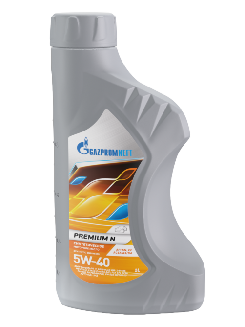 Масло моторное Gazpromneft Premium N 5W-40, 1л