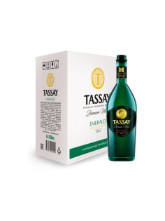 Вода Tassay Emerald газированная стекло, 750мл x 6 шт