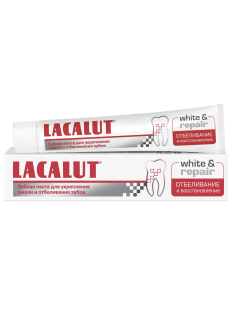 Зубная паста Lacalut White Repair Восстановление эмали, 75мл