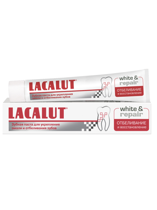 Зубная паста Lacalut White Repair Восстановление эмали, 75мл