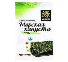 Чипсы нори Midori васаби, 5г