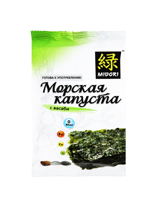 Чипсы нори Midori васаби, 5г