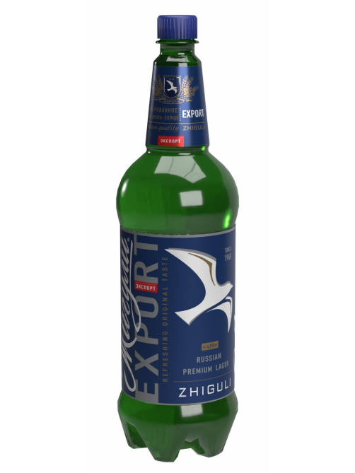 Пиво Жигули Барное Export светлое фильтрованное, 1.25л