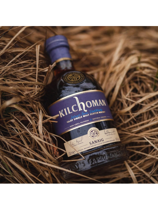 Виски шотландский Kilchoman Sanaig в подарочной упаковке, 0.7л