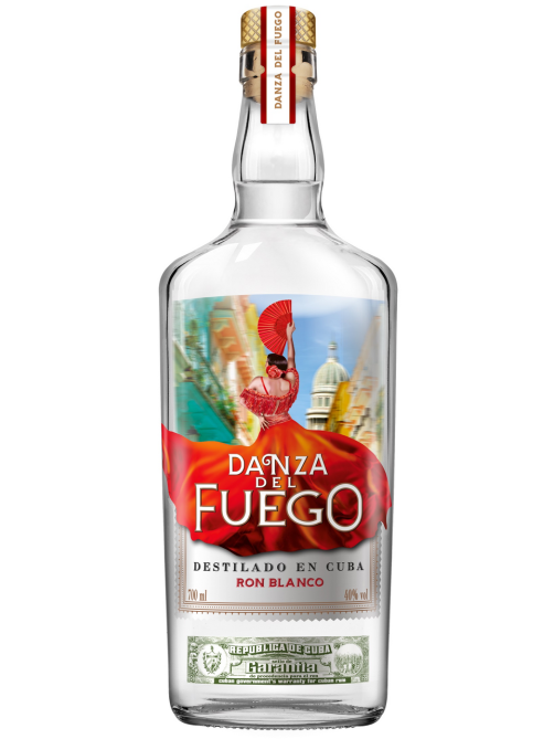 Ром Danza Del Fuego Blanco выдержанный, 0.7л