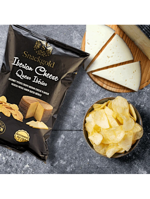 Чипсы Snackgold со вкусом сыра Иберико, 125г