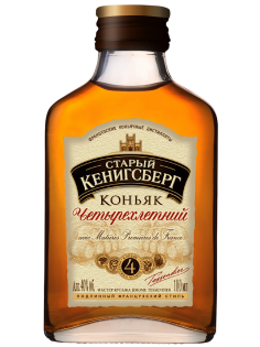 Коньяк Старый Кенигсберг 4 года, 0.1л