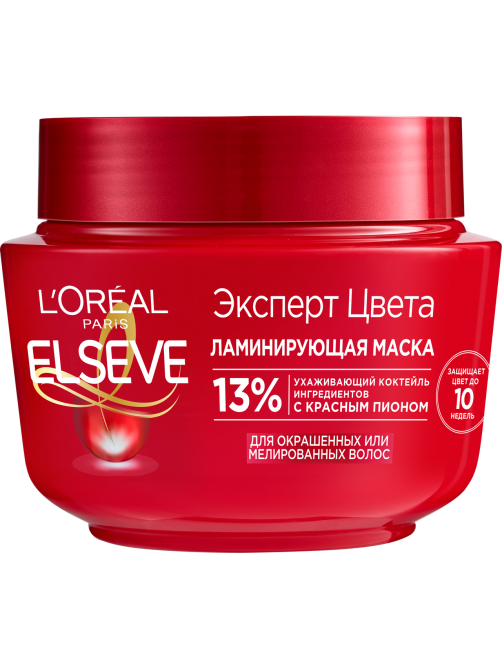 Маска для волос L'Oreal Elseve Эксперт цвета, 300мл