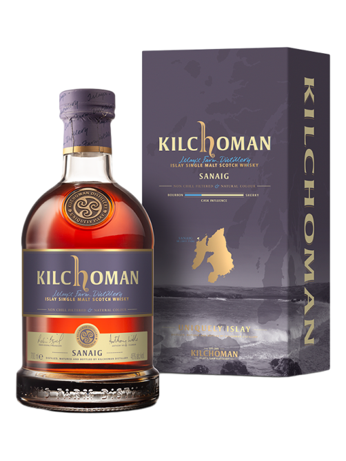 Виски шотландский Kilchoman Sanaig в подарочной упаковке, 0.7л