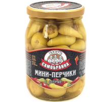 Перец маринованный Скатерть-Самобранка Мини острый, 370мл
