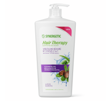 Шампунь-бальзам Synergetic Hair Therapy Увлажнение и уход 2 в 1 с алоэ и карите, 900мл